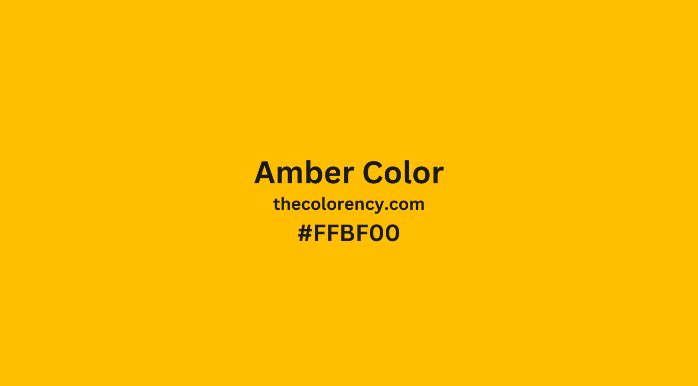 Amber Color  The Science, Properties, & HEX Code of Amber