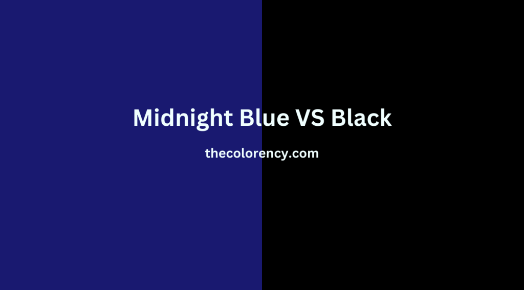 Midnight Blue Vs Black: All Differences Explained - The Color Ency