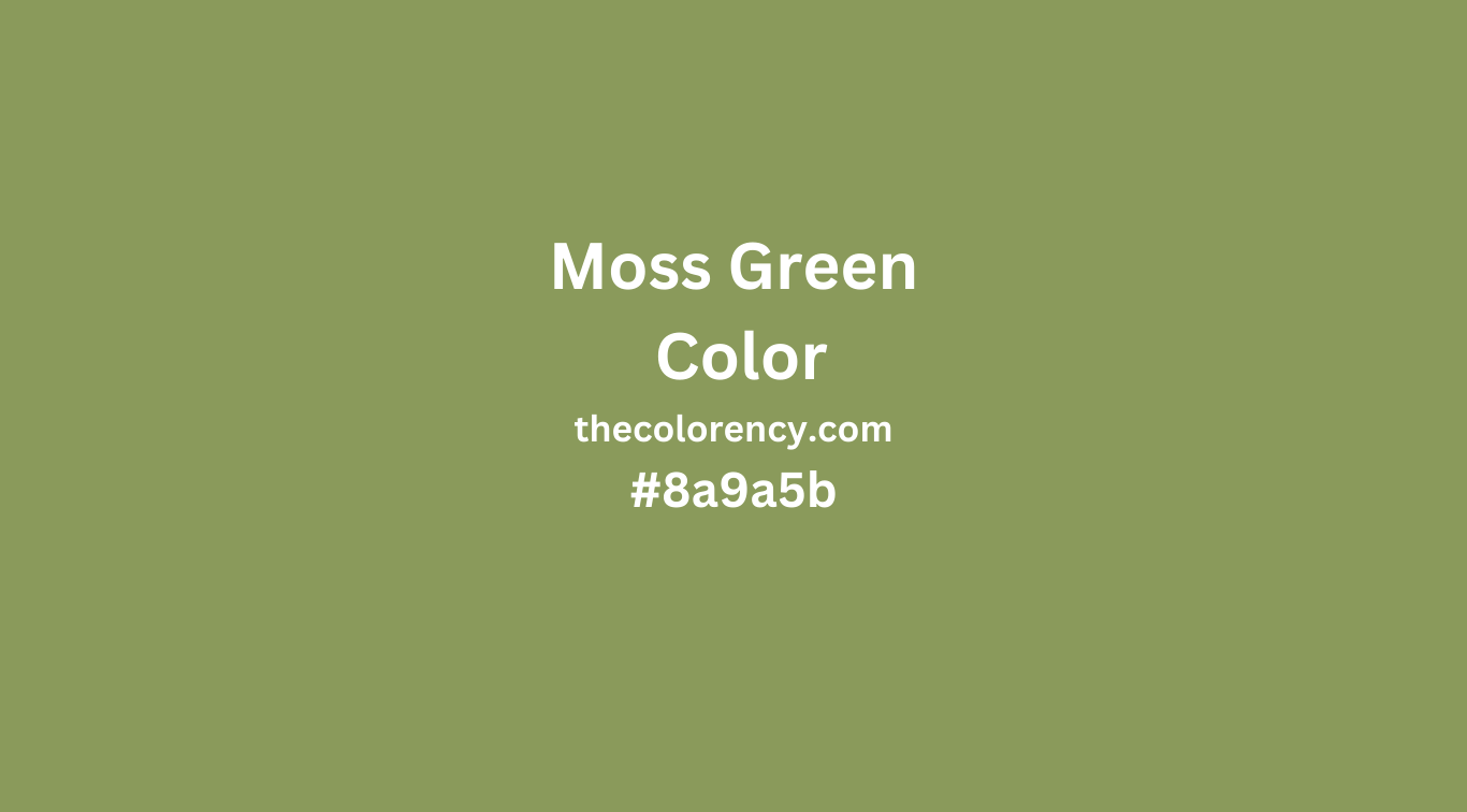 A Guide to the Elegant and Versatile Moss Green Color - The Color Ency